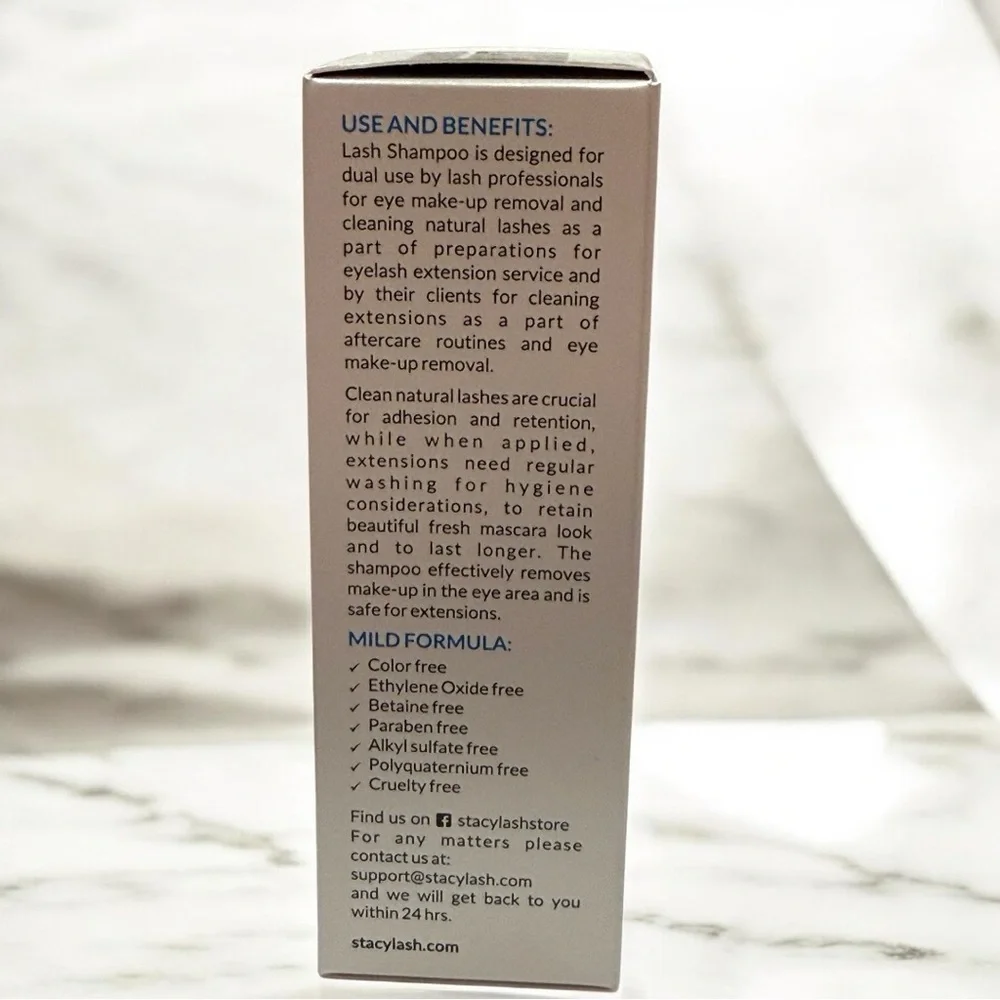 👁️‍🗨️ Stacy Lash – Gentle Lash Shampoo Cleanser